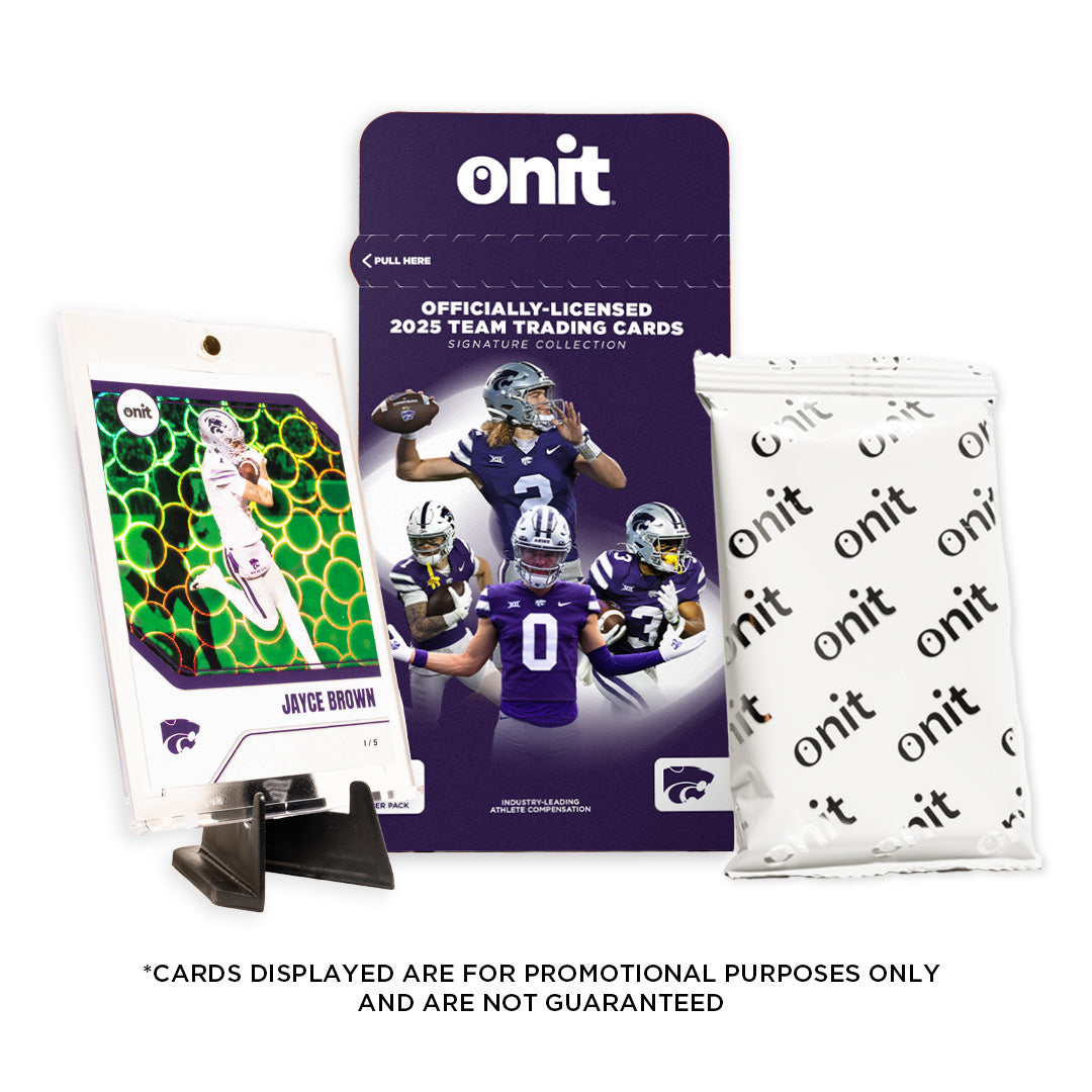 Kansas State University Football 2025 Trading Cards - Single Pack hand-collated team set