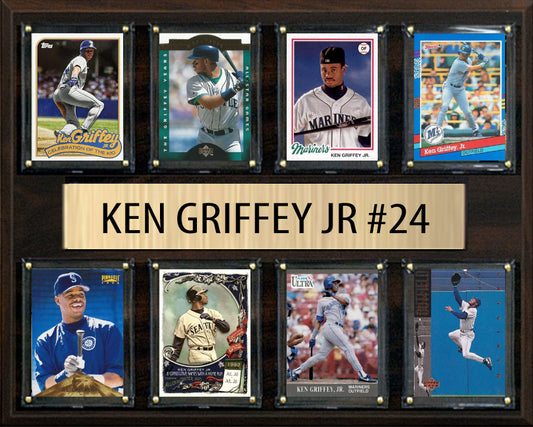 Ken Griffey Jr 24 8 Card plaque
