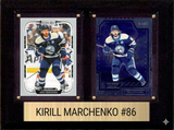 Kirill Marchenko Columbus Blue Jackets Fan Gift Plaque 6x8 2 Cards Upper Deck 2024 2025 2026