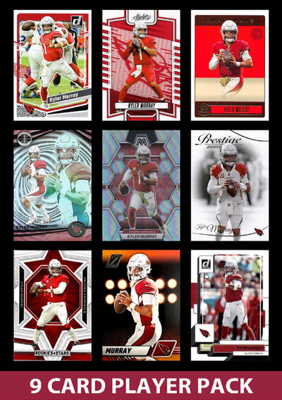 Kyler Murray 9 Card Player Pack 2023 2024 2025 Donruss Panini Arizona Cardinals plaque