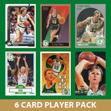 Larry Bird 6 Card Player Pack 2023-24 Hoops Panini Boston Celtics