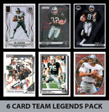 Las Vegas Raiders 6 Card Legends Pack Donruss Topps Panini Bo Jackson Stabler