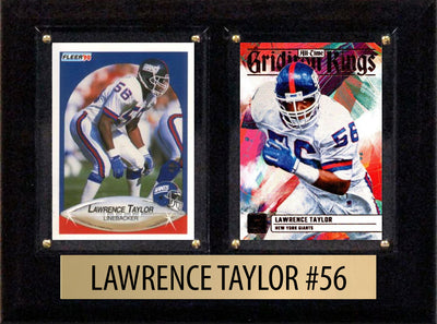 Lawrence Taylor LT Score Donruss 2025 2024  2 Card 6" x 8" Plaque New York Giants hand-collated team set