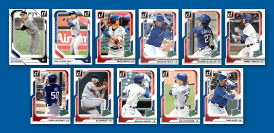 2026 Donruss Baseball Team Set 11 Cards Los Angeles Dodgers Paula Hope