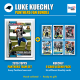 Luke Kuechly Carolina Panthers Football Fan Bundle - 2026 Topps Team Set + 6 Card Legend Pack