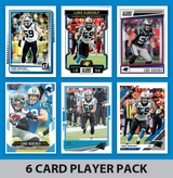 Luke Kuechly 6 Card Football Legend Pack 2025 2023 2022 Donruss Score Carolina Panthers