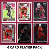 Marvin Harrison Jr. 6 Card Football Player Pack 2026 2025 Topps Donruss Prizm Arizona Cardinals
