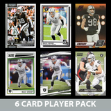Maxx Crosby 6 Card Player Pack 2023 2024 2025 Donruss Panini Score Las Vegas Raiders