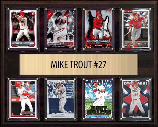 Mike Trout Los Angeles Angels 12x15 plaque
