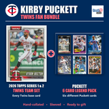 Kirby Puckett Minnesota Twins Baseball Fan Bundle - 2026 Topps Series 1 & 2 Team Set + 6 Card Legend Pack