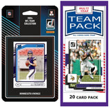 Minnesota Vikings 2025 2024 2023 Team Pack 20 Cards Randy Moss + 2024 Donruss Team Set JJ McCarthy RC