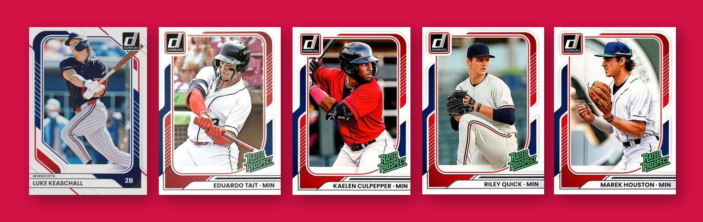 2026 Donruss Baseball Team Set 5 Cards Minnesota Twins Keaschall Houston