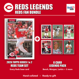 Cincinnati Reds Legends Baseball Fan Bundle - 2026 Topps Series 1 & 2 Team Set + 6 Card Legends Pack