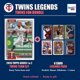 Minnesota Twins Legends Baseball Fan Bundle - 2026 Topps Series 1 & 2 Team Set + 6 Card Legends Pack