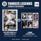 New York Yankees Legends Baseball Fan Bundle - 2026 Topps Series 1 & 2 Team Set + 6 Card Legends Pack