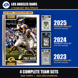 Los Angeles Rams Football Team Set Multipack - 2026 Topps + 2025 2024 2023 Donruss - 4 Complete Team Sets - Puka Nacua