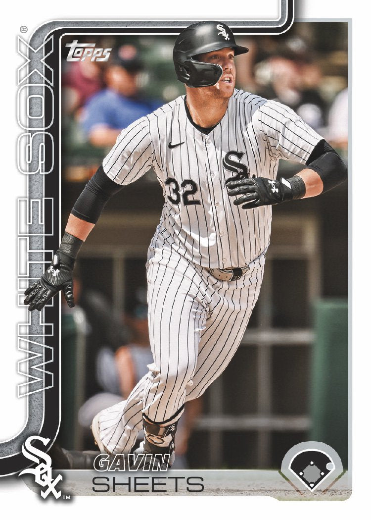 Multiyear Baseball Team Pack 20 Card Pack White Sox + 2025 Topps Series 1 Team Set Luis Robert Brooks Baldwin plaque