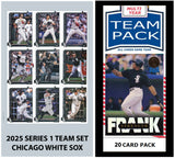Multiyear Baseball Team Pack 20 Card Pack White Sox + 2025 Topps Series 1 Team Set Luis Robert Brooks Baldwin