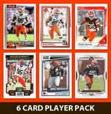 Myles Garrett 6 Card Player Pack 2023 Donruss Panini Score Cleveland Browns