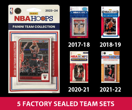 2023-24 NBA HOOPS Chicago Bulls Team Set DeRozan Lavine 2022 2018 2019