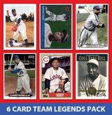 Negro League Legends 6 Card MLB  Pack 2025 2024 Topps Bowman Paige Josh Gibson Jackie