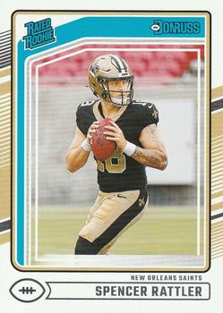 New Orleans Saints 2025 2024 2023 Team Pack 20 Cards Drew Brees + 2024 Donruss Team Set Rattler RC plaque