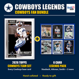 Dallas Cowboys Legends Football Fan Bundle - 2026 Topps Team Set + 6 Card Legends Pack
