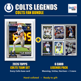 Indianapolis Colts Legends Football Fan Bundle - 2026 Topps Team Set + 6 Card Legends Pack