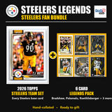 Pittsburgh Steelers Legends Football Fan Bundle - 2026 Topps Team Set + 6 Card Legends Pack