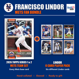 Francisco Lindor New York Mets Baseball Fan Bundle - 2026 Topps Series 1 & 2 Team Set + 6 Card Player Pack