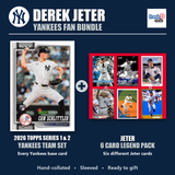 Derek Jeter New York Yankees Baseball Fan Bundle - 2026 Topps Series 1 & 2 Team Set + 6 Card Legend Pack
