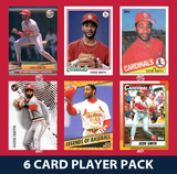 Ozzie Smith St Louis Cardinals 6 Card Legend Pack 2025 2024 2023 Topps Bowman