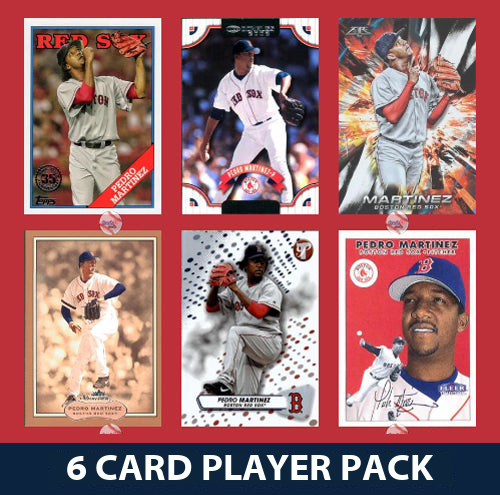 Pedro Martinez Boston Red Sox 6 Card Legend Pack Topps Bowman 2025 2024 2023