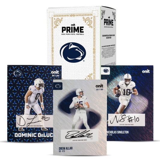 Penn State University Football 2025 Trading Cards - Prime Box hand-collated team set