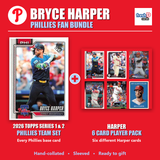 Bryce Harper Philadelphia Phillies Baseball Fan Bundle - 2026 Topps Series 1 & 2 Team Set + 6 Card Player Pack