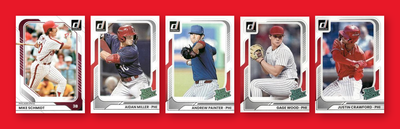 2026 Donruss Baseball Team Set 5 Cards Philadelphia Phillies Schmidt Painter