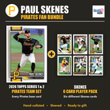 Paul Skenes Pittsburgh Pirates Baseball Fan Bundle - 2026 Topps Series 1 & 2 Team Set + 6 Card Player Pack