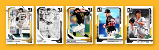 2026 Donruss Baseball Team Set 5 Cards Pittsburgh Pirates Skenes Griffin