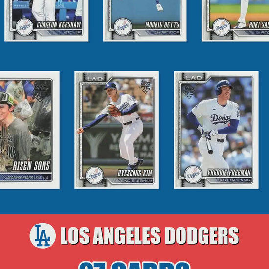Los Angeles Dodgers 2026 Topps Series 1 & 2 team set reel