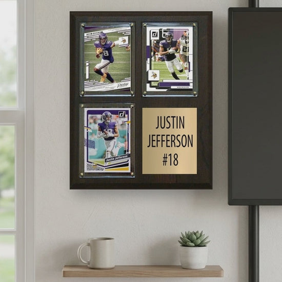 Justin Jefferson plaque video - vertical 9x16