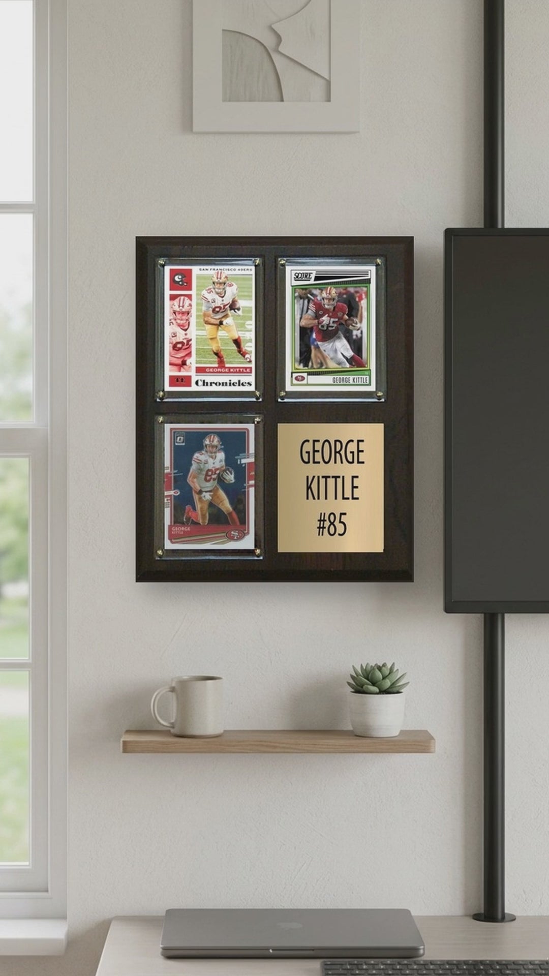 George Kittle plaque video - vertical 9x16