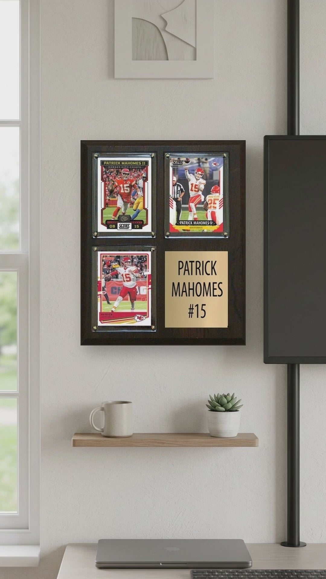 Patrick Mahomes plaque video - vertical 9x16