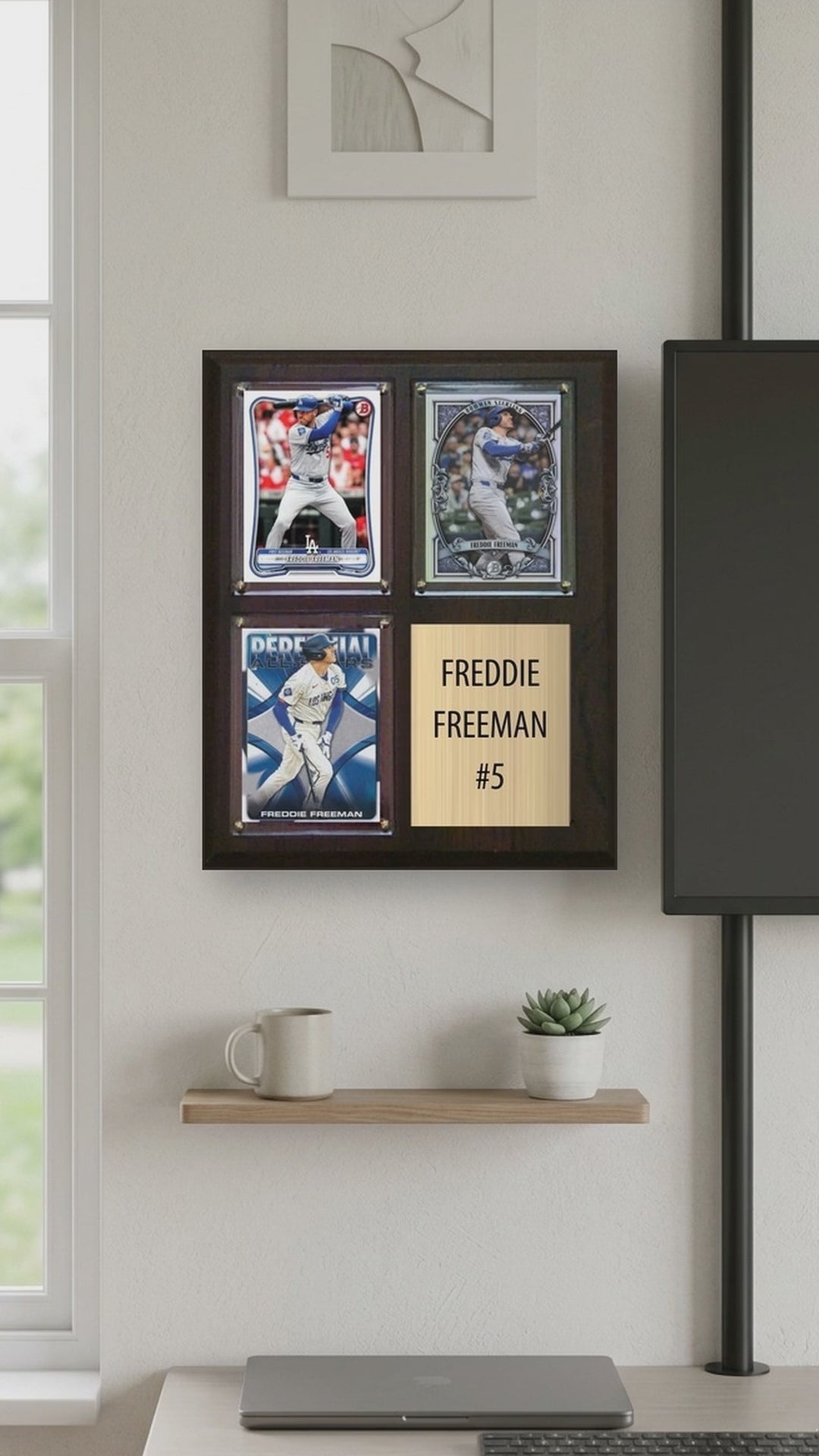 Freddie Freeman plaque video - vertical 9x16