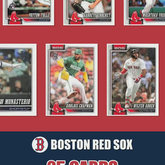 Boston Red Sox 2026 Topps Series 1 & 2 team set reel
