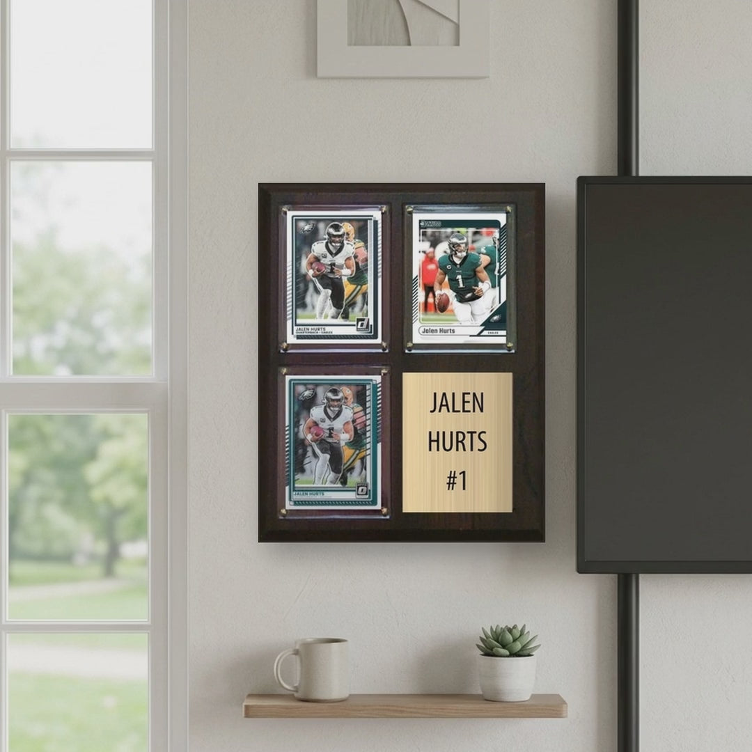 Jalen Hurts plaque video - square 1x1
