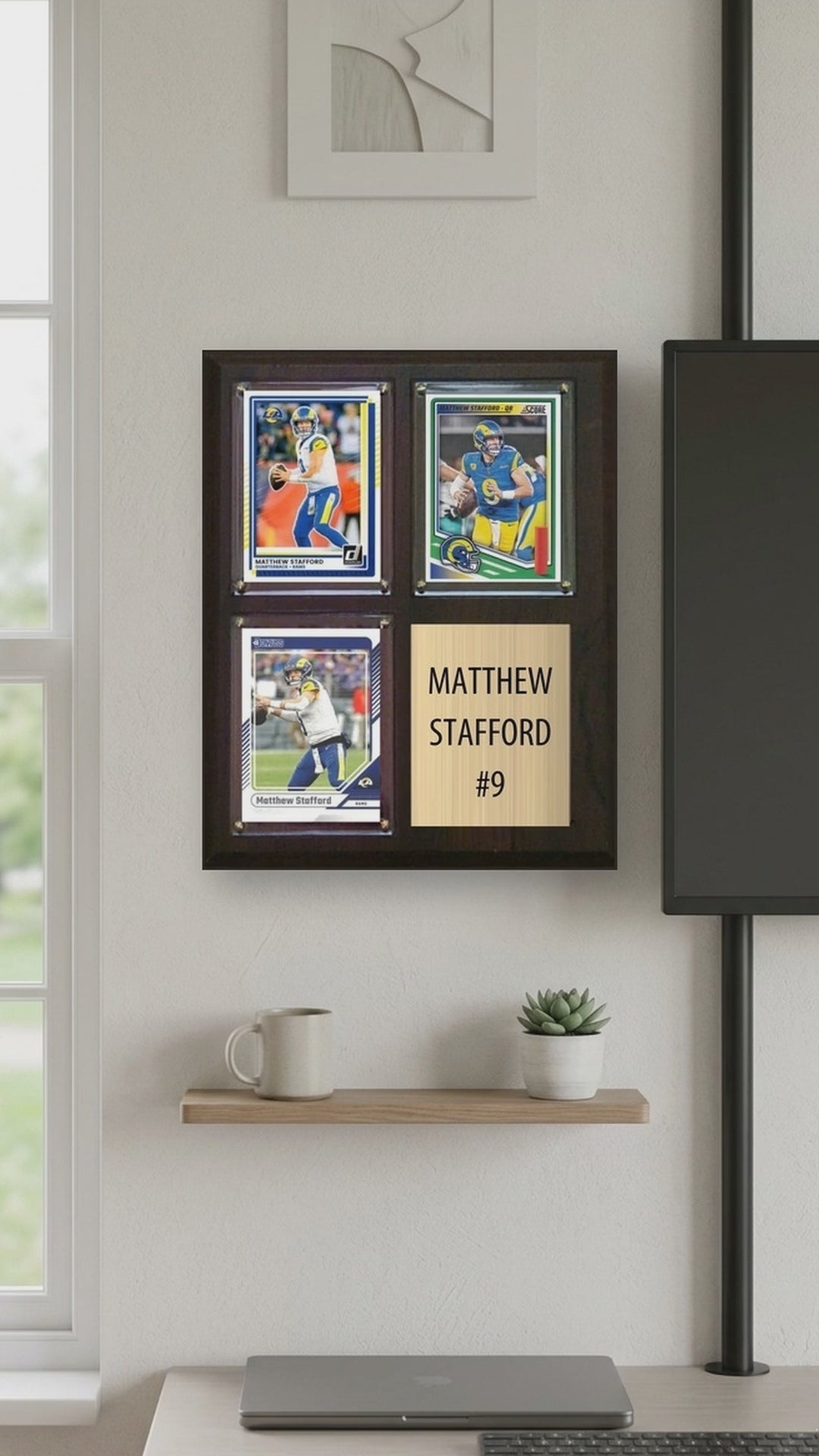 Matthew Stafford plaque video - vertical 9x16