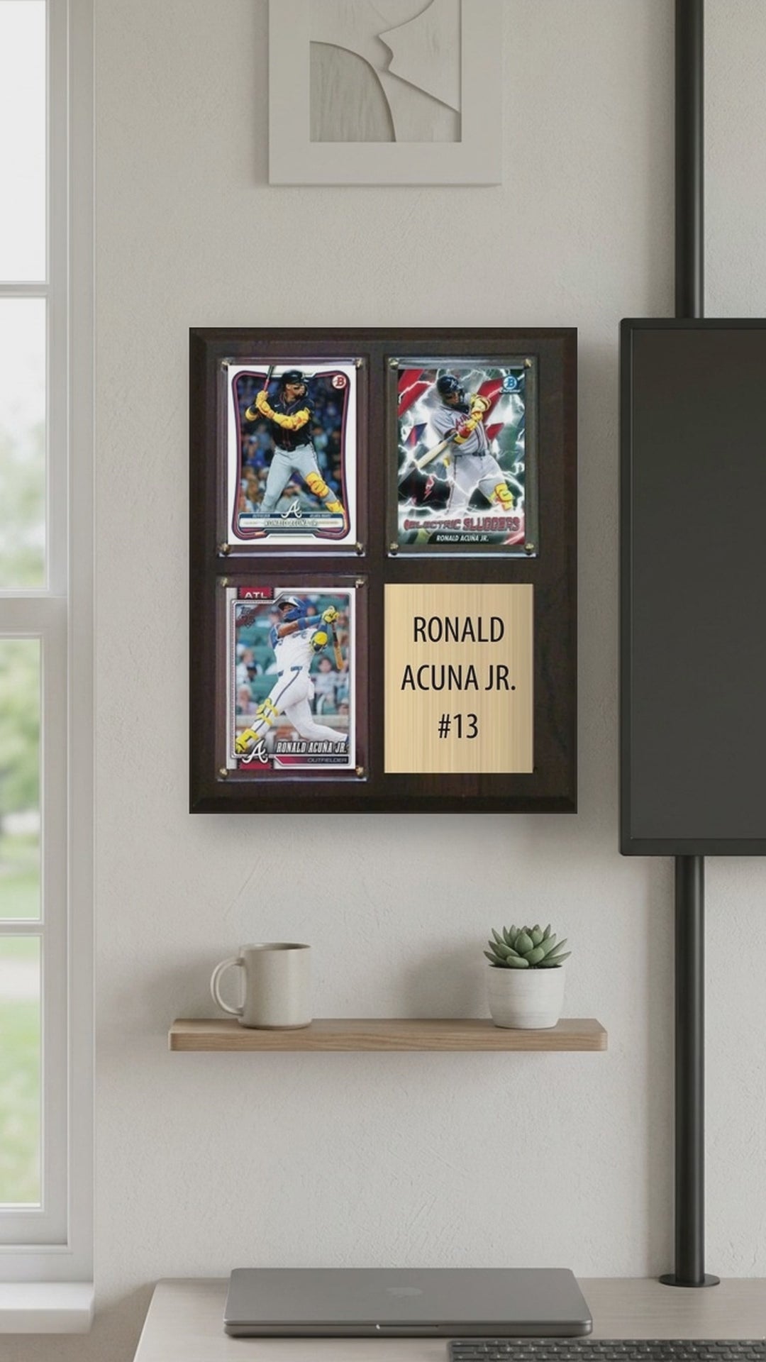 Ronald Acuna Jr. plaque video - vertical 9x16
