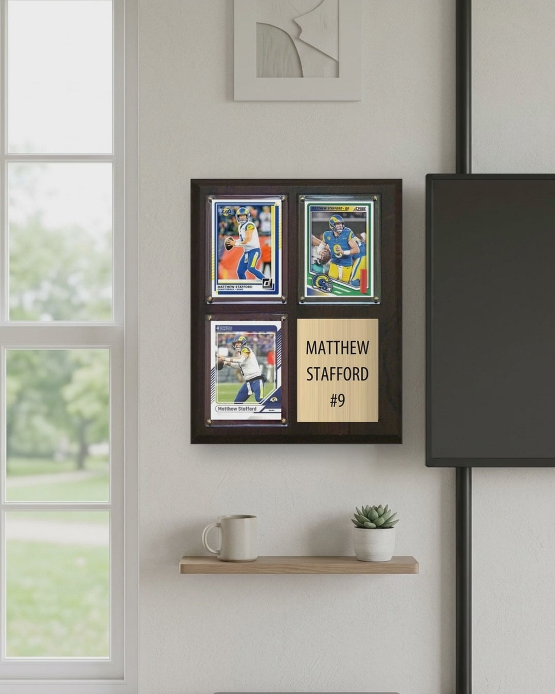 Matthew Stafford plaque video - feed 4x5