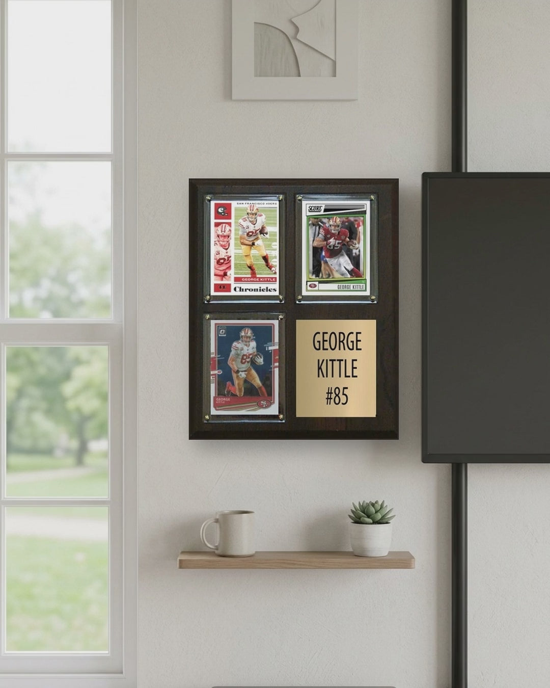 George Kittle plaque video - feed 4x5