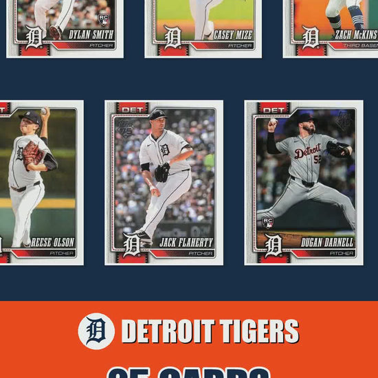 Detroit Tigers 2026 Topps Series 1 & 2 team set reel